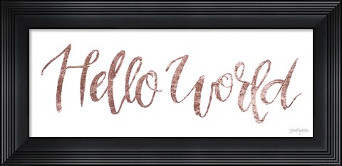 Framed Sweet Baby Girl I Print