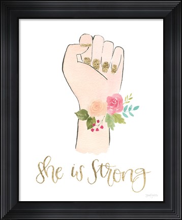 Framed Girl Power X Print