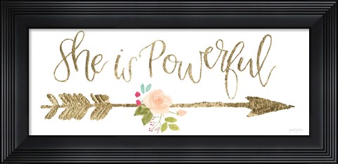 Framed Girl Power VII Print