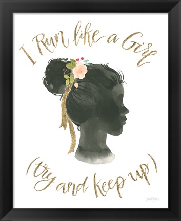 Framed Girl Power IX Print