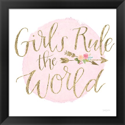 Framed Girl Power III Print