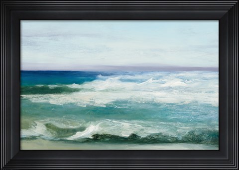 Framed Azure Ocean Print