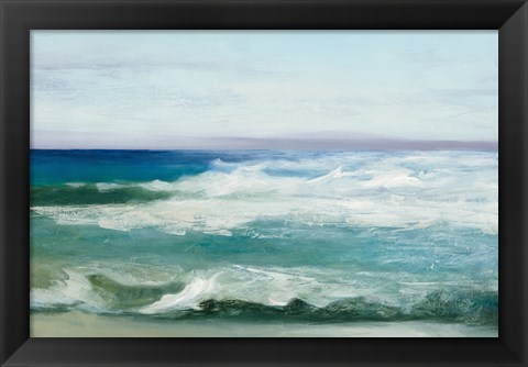 Framed Azure Ocean Print