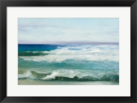 Framed Azure Ocean Print