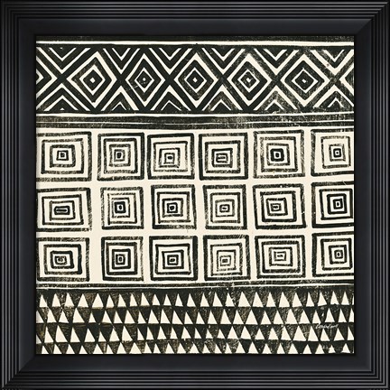 Framed Kuba I BW Print