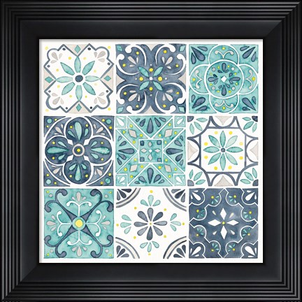 Framed Garden Getaway Pattern I Print