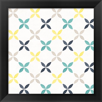 Framed Garden Getaway Pattern IIA Print