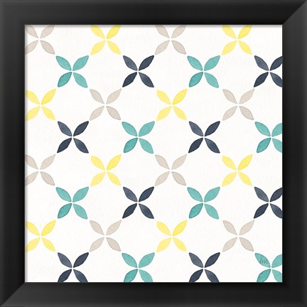 Framed Garden Getaway Pattern IIA Print