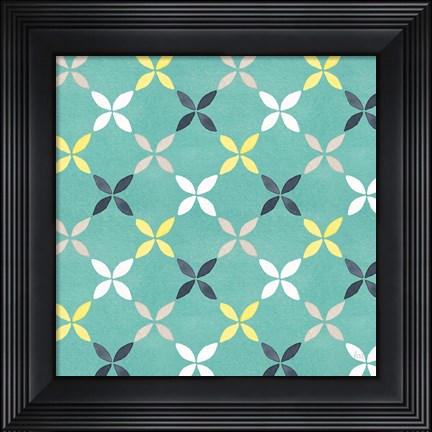 Framed Garden Getaway Pattern IID Print