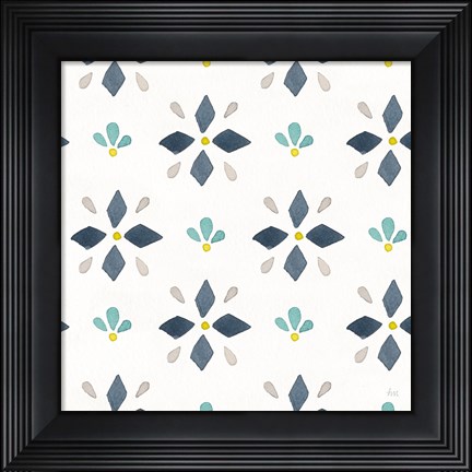 Framed Garden Getaway Pattern VA Print