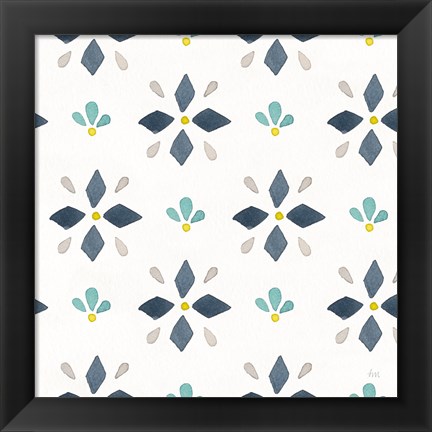 Framed Garden Getaway Pattern VA Print