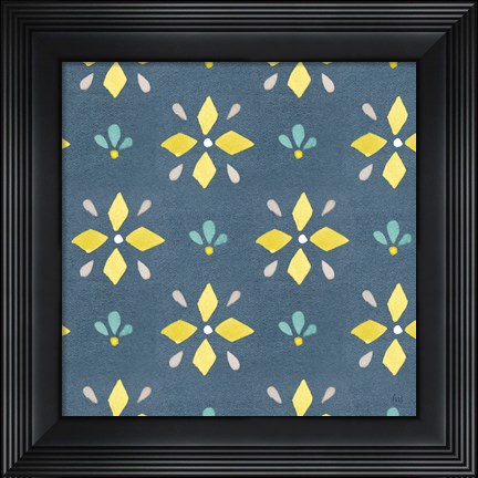 Framed Garden Getaway Pattern VB Print