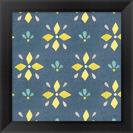 Framed Garden Getaway Pattern VB Print