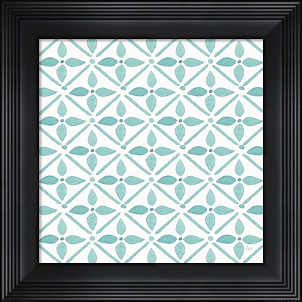 Framed Garden Getaway Pattern XIIA Print