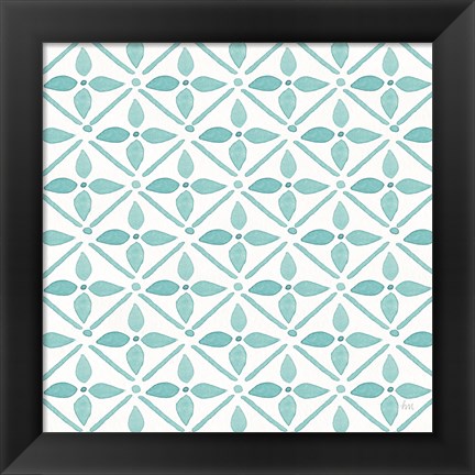 Framed Garden Getaway Pattern XIIA Print