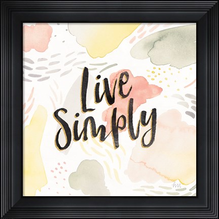 Framed Meadow Breeze V Print