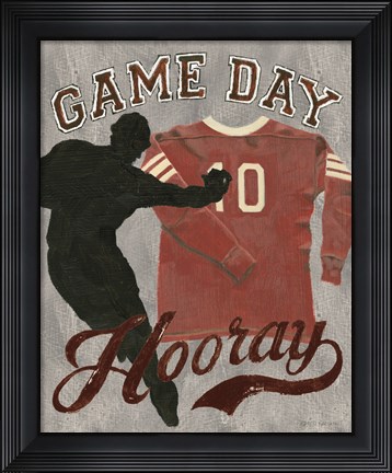 Framed Game Day I Print