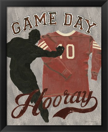 Framed Game Day I Print