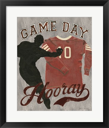 Framed Game Day I Print