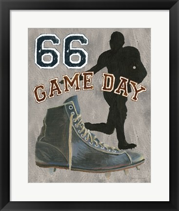 Framed Game Day II Print