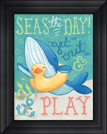 Framed Ocean Friends V Print