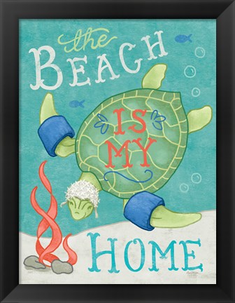 Framed Ocean Friends II Print