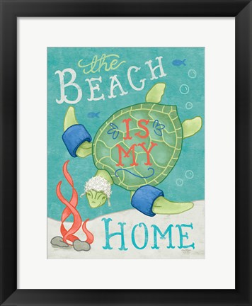 Framed Ocean Friends II Print