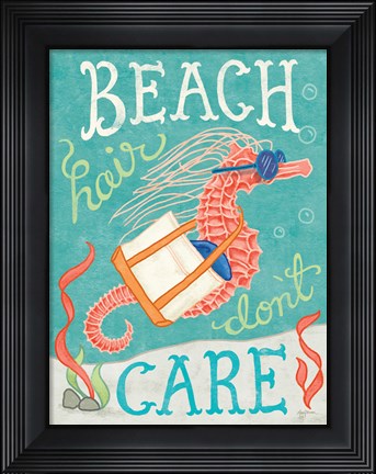 Framed Ocean Friends I Print