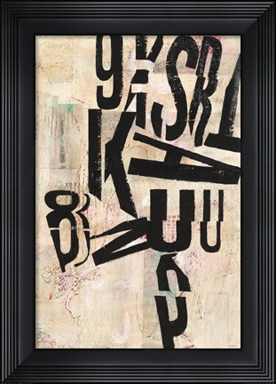 Framed Type Abstraction I Print