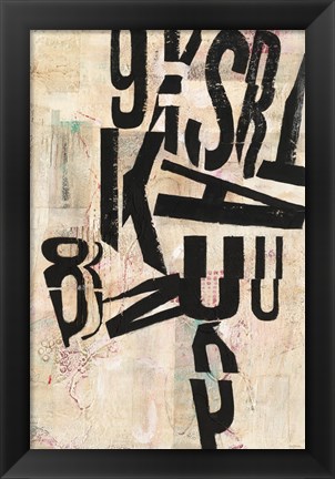 Framed Type Abstraction I Print