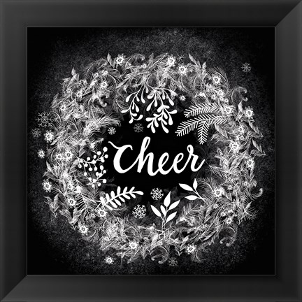 Framed Frosty Cheer Print