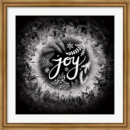Framed Frosty Joy Print
