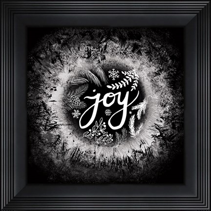 Framed Frosty Joy Print