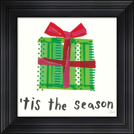 Framed Joyful Season III Print