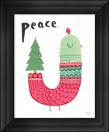 Framed Christmas Tweets III Print