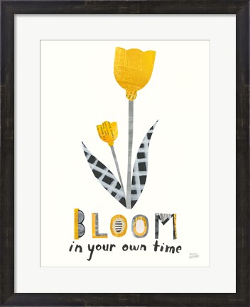 Framed Bloom Boldly IV Print