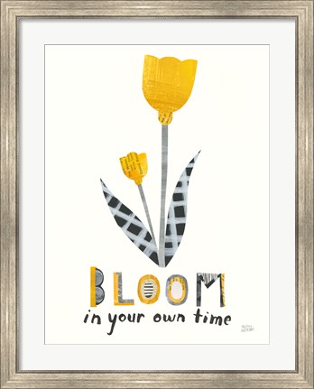 Framed Bloom Boldly IV Print