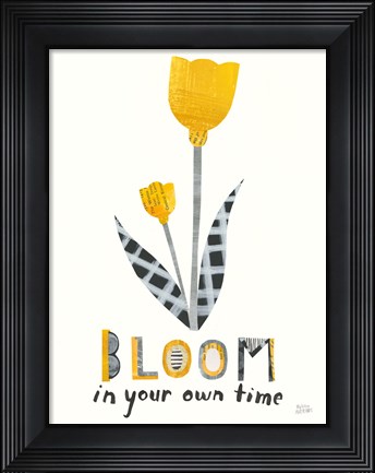 Framed Bloom Boldly IV Print