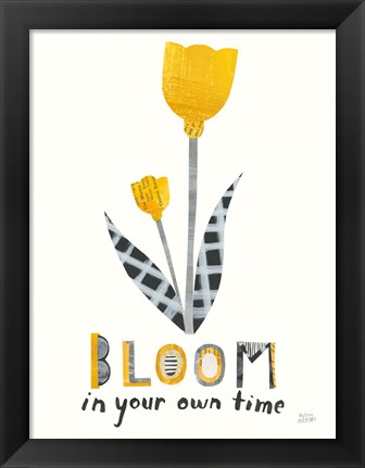 Framed Bloom Boldly IV Print