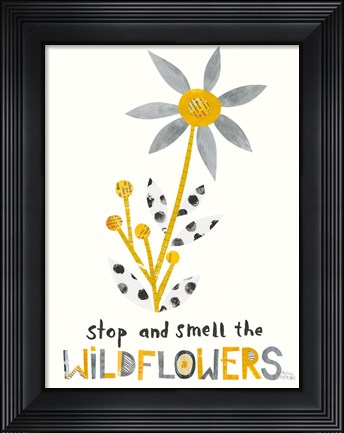 Framed Bloom Boldly III Print