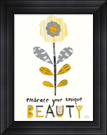 Framed Bloom Boldly II Print