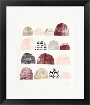 Framed Mod Neutrals IV Blush Print