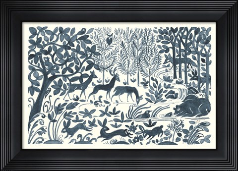 Framed Forest Life II Print