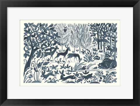 Framed Forest Life II Print