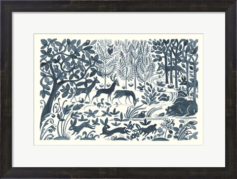 Framed Forest Life II Print