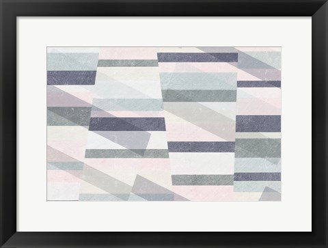 Framed Pastel Reflections I Print