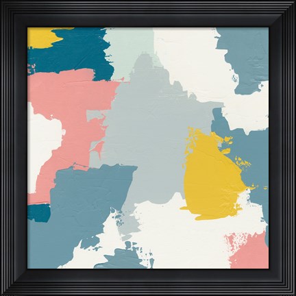 Framed Happy II Print