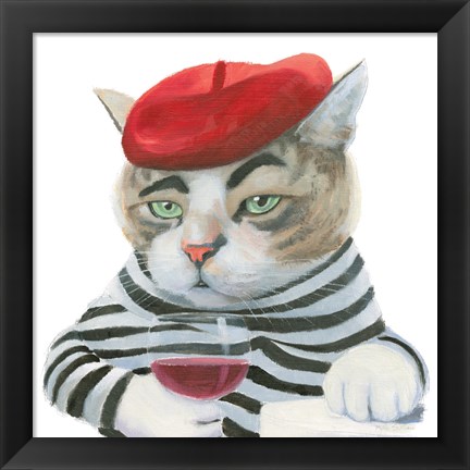 Framed Cattitude III Print