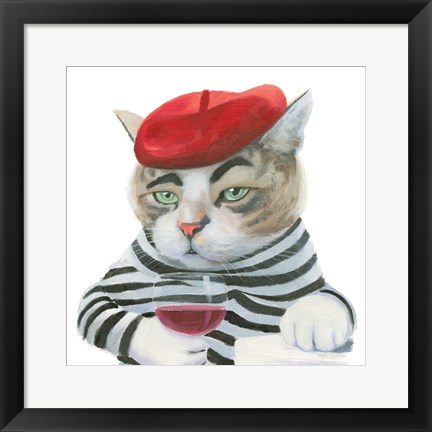 Framed Cattitude III Print