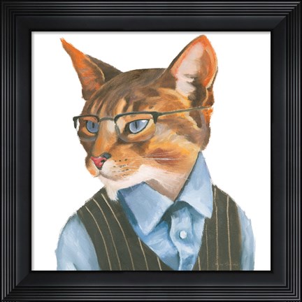 Framed Cattitude IV Print